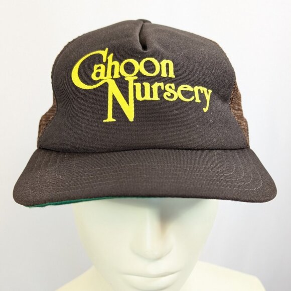 Cahoon Nursery brown trucker hat - Picture 1 of 4